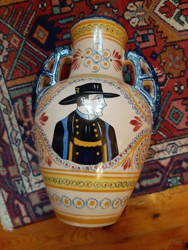 Vase henriot quimper - vase, breton