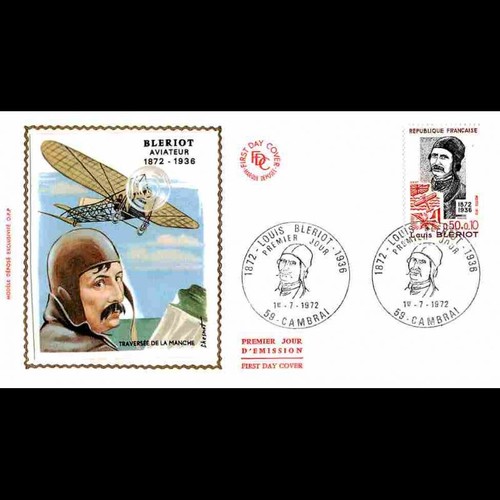 Fdc soie louis blériot - -,