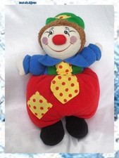 Doudou Peluche Clown Rouge