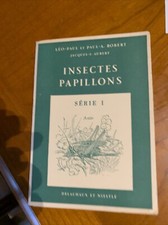 14 Planches Scolaires Insectes Papillons Série 1 Années 50 Comme Neuves