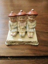 Porcelaine Allemande 3 Enfants