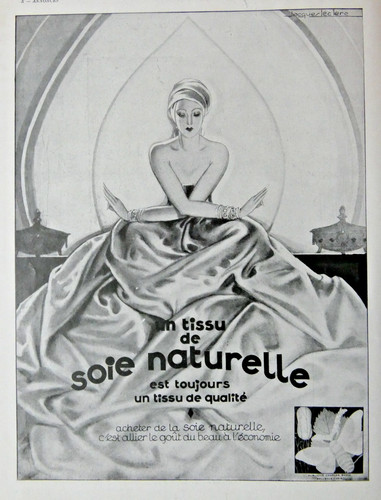 Publicité presse 1930 - 1930, robe