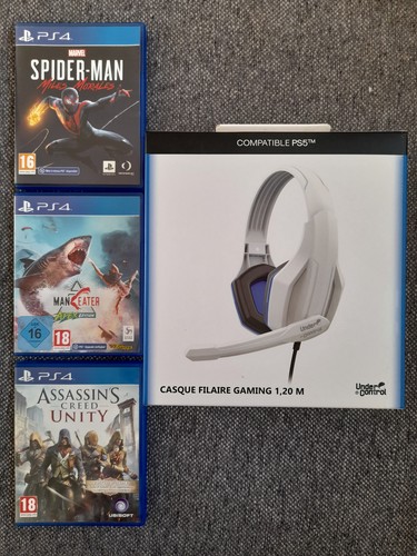 Lot jeux ps4 ps5 - ps5, spider-man
