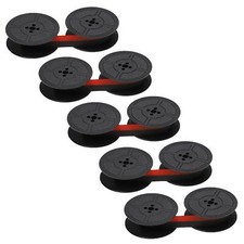5 Rubans encreur pour Triumph-Adler ACS Electric 131 CL noir-rouge