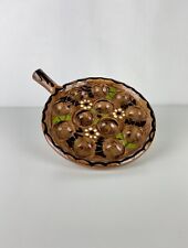 Sublime Plat de Service à Escargot Vintage Style Alsacien en terre Cuite