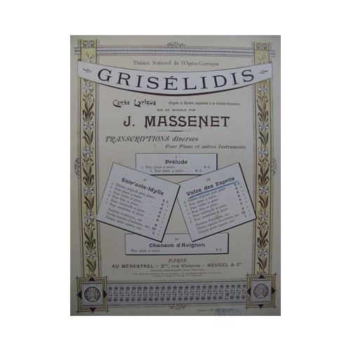 Massenet jules grisélidis - jules,