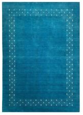 Tapis Turquoise 100% Laine 170x240 Cm Tissé À La Main Gabbeh Tapis Oriental Ac05