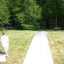 Feuille de toboggan aquatique