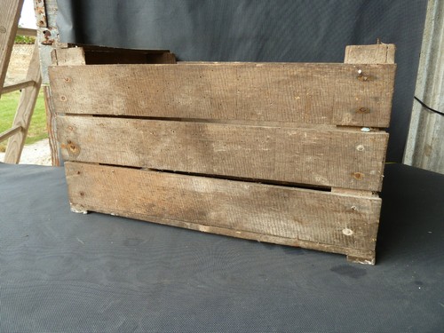 Ancienne caisse bois - caisse, en
