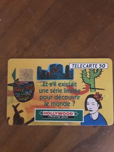 Telecarte hollywood chewing - telecarte,