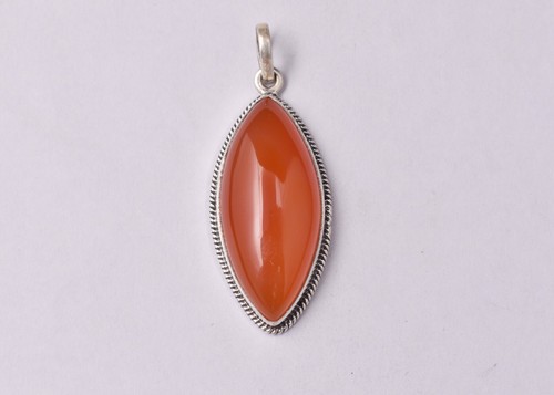 Pendentif fait main - , pierre