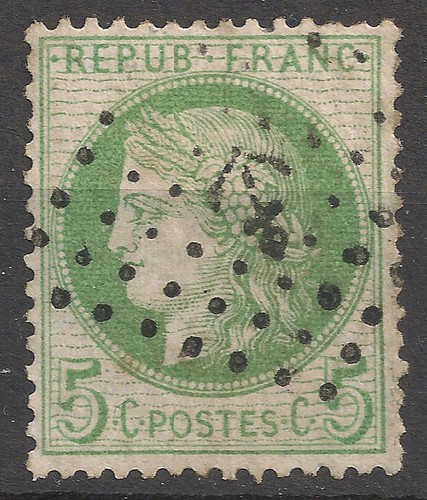 Ceres oblitéré ancre - ceres,