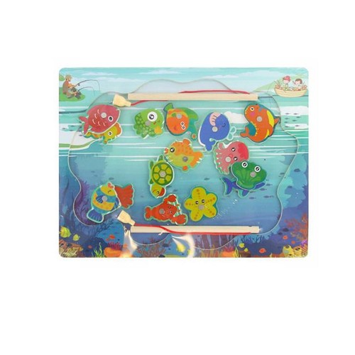 Jeu éducatif bois pêche - Éducatif,
