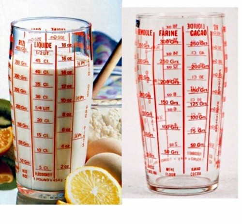 Verre doseur gradué - verre,