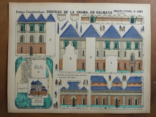 Maquette papier château la - maquette,