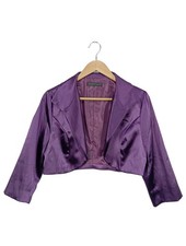 JUJU & CHRISTINE Boléro Dames Veste T EU 38 violet style décontracté