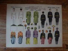 Poupées à habiller Costumes étranger Exposition 1900 Imagerie Epinal - Doll