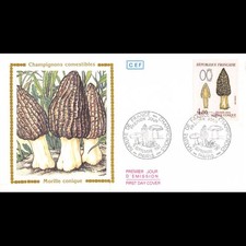 CEF - Champignons - La morille conique -  oblit PJ Paris 5/9/87