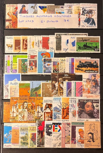 Timbres australie obliteres - timbres,