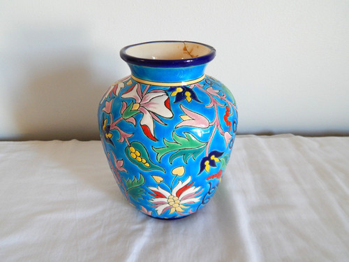 Ancien vase faïence de - en,