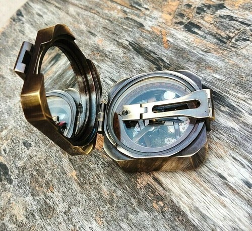 Ancienne boussole brunton - boussole,