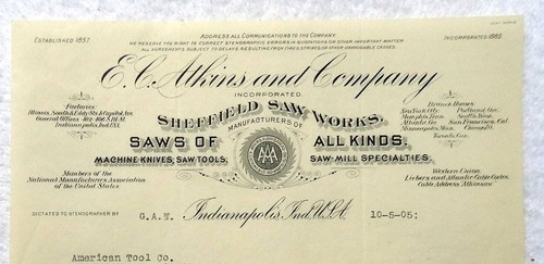 1905 illustrated billhead - 1905,