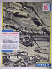 PUBLICITÉ DE PRESSE 1958