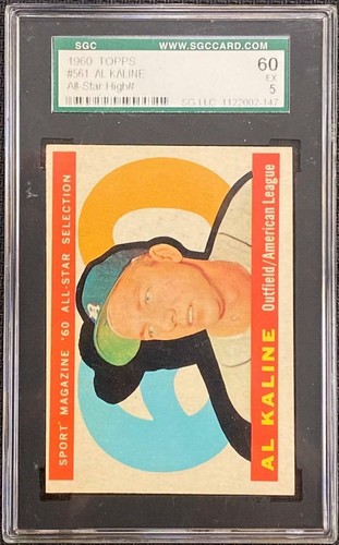 1960 topps baseball kaline - topps,