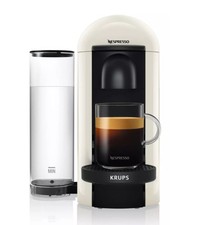Cafetière Nespresso Vertuo Plus Blanc Ivoire -  1.2L - 1260W -Espresso 19 Bars