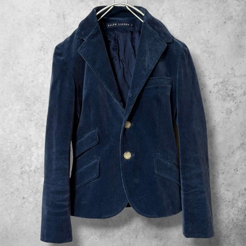 Veste velours côtelé bleu - veste, en