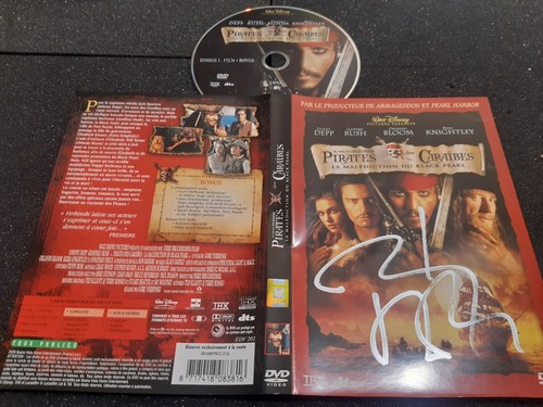 Johnny depp autograph dvd - johnny,
