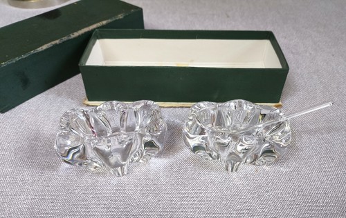 Salière poivrière cristal - &,