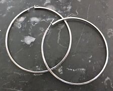 Grandes Créoles CREOLA BY AGATHA PARIS *EN ARGENT 925/1000 *Ø 80 mm *VINTAGE 80s