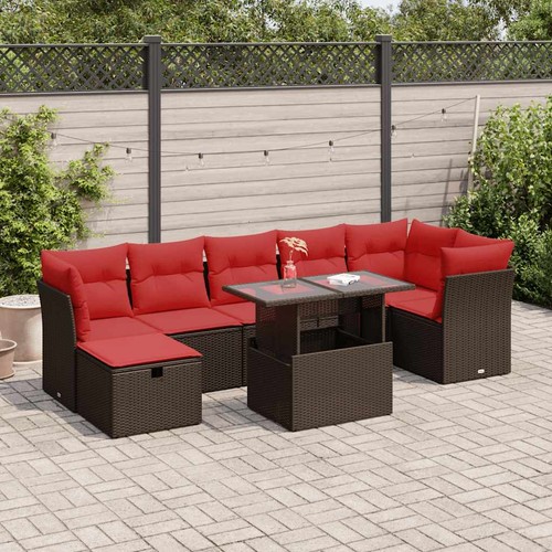 Salon jardin avec coussins - jardin,