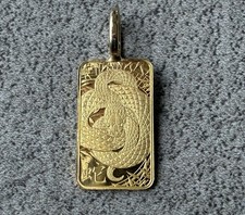 Pendentif Lingot or 1 g monté