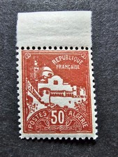 TIMBRE FRANCE COLONIE ALGERIE N°173A NEUF ** LUXE MNH 1942