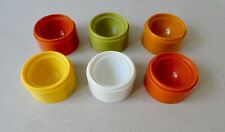 6 coquetiers Tupperware France, vintage années 70, camping
