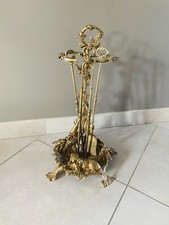 Serviteur de cheminée en laiton