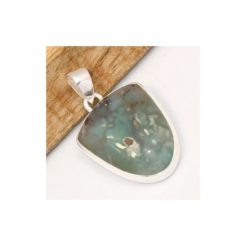 Pendentif aquaprase naturelle - pendentif,