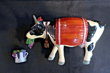 Statuette vache  CLARABELLE THE WINE NEUVE DANS SON EMBALAGE COW PARADE 16 cm
