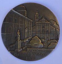 MEDAILLE BRONZE PAR DAMMANN @ 4eme CENTENAIRE DU LYCEE DE TOURNON @ 1936 @ MEDAL