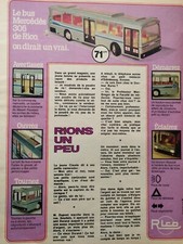 RICO system vintage Print Ad !! LE BUS MERCEDES 305 71CM
