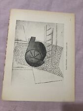 CUBISME GRAVURE  PABLO PICASSO 1929