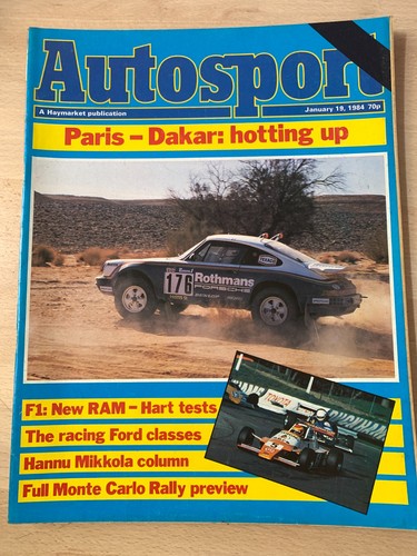 Autosport magazine 1984 - magazine, 19/01/1984