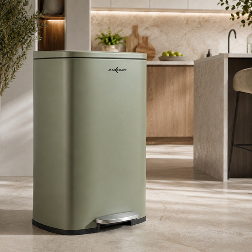 Maxcraft poubelle 50l - poubelle,