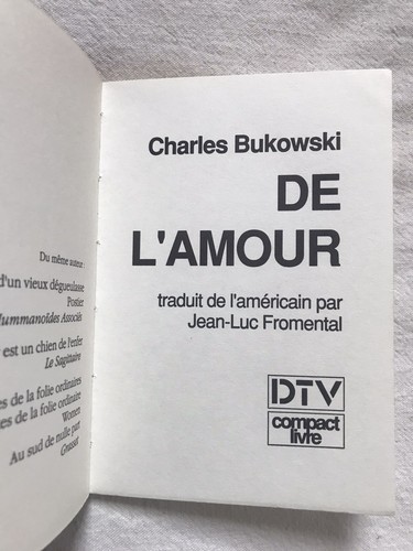 Amour charles - de, l’amour,