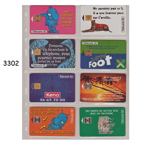 3302 collection 167 cartes - 3302,
