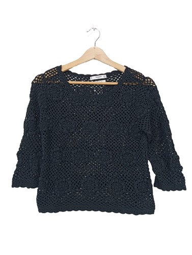 Mango pull crochet dames - en,