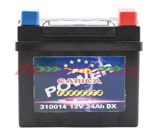 Batterie 12v 24ah pôle - 12v,