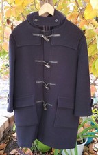 Vintage Burberry Duffle Coat Overcoat Jacket Size 8 Reg